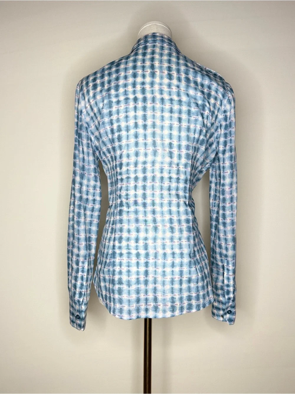 Tory Burch Brigitte Blouse in Blue Sonda 6 NWOT